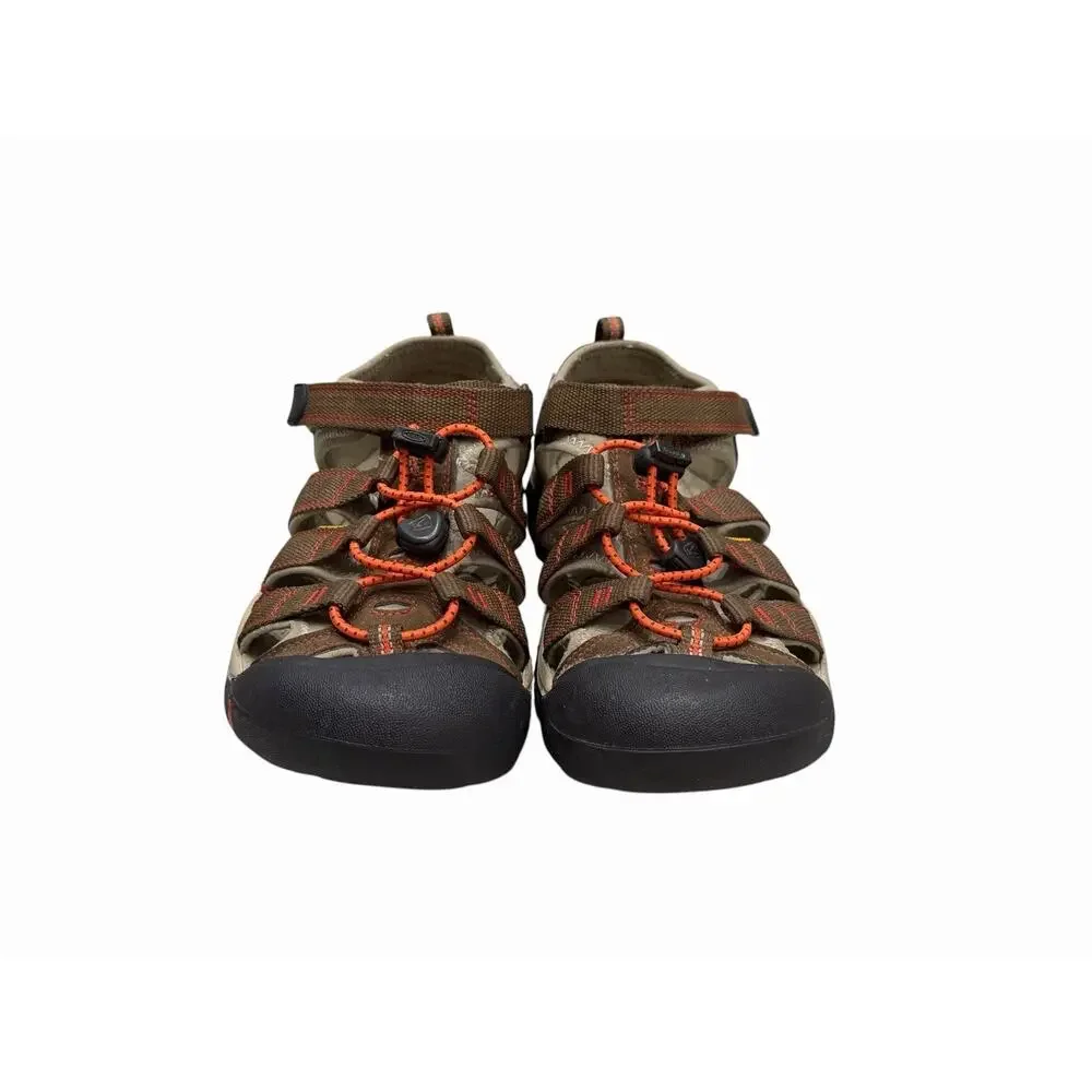 Keen Newport H2 Brown Closed Toe Hiking Water Sandals Shoes 1018259 Kids size 5